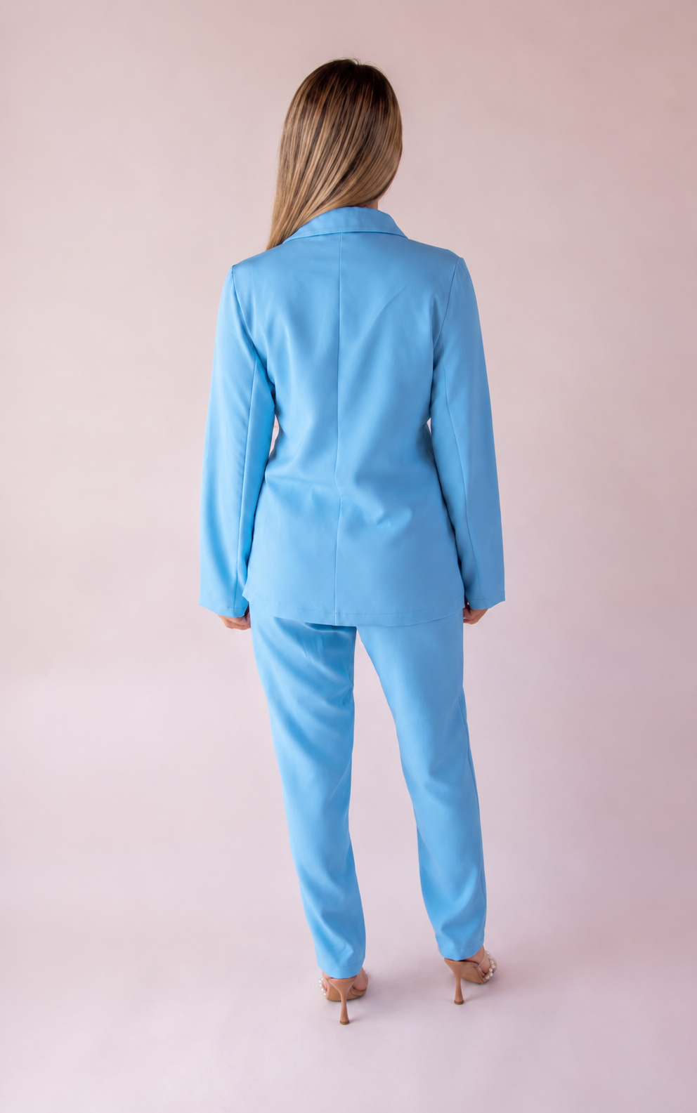 Blue Summer Set – Lightweight Blazer & Trousers