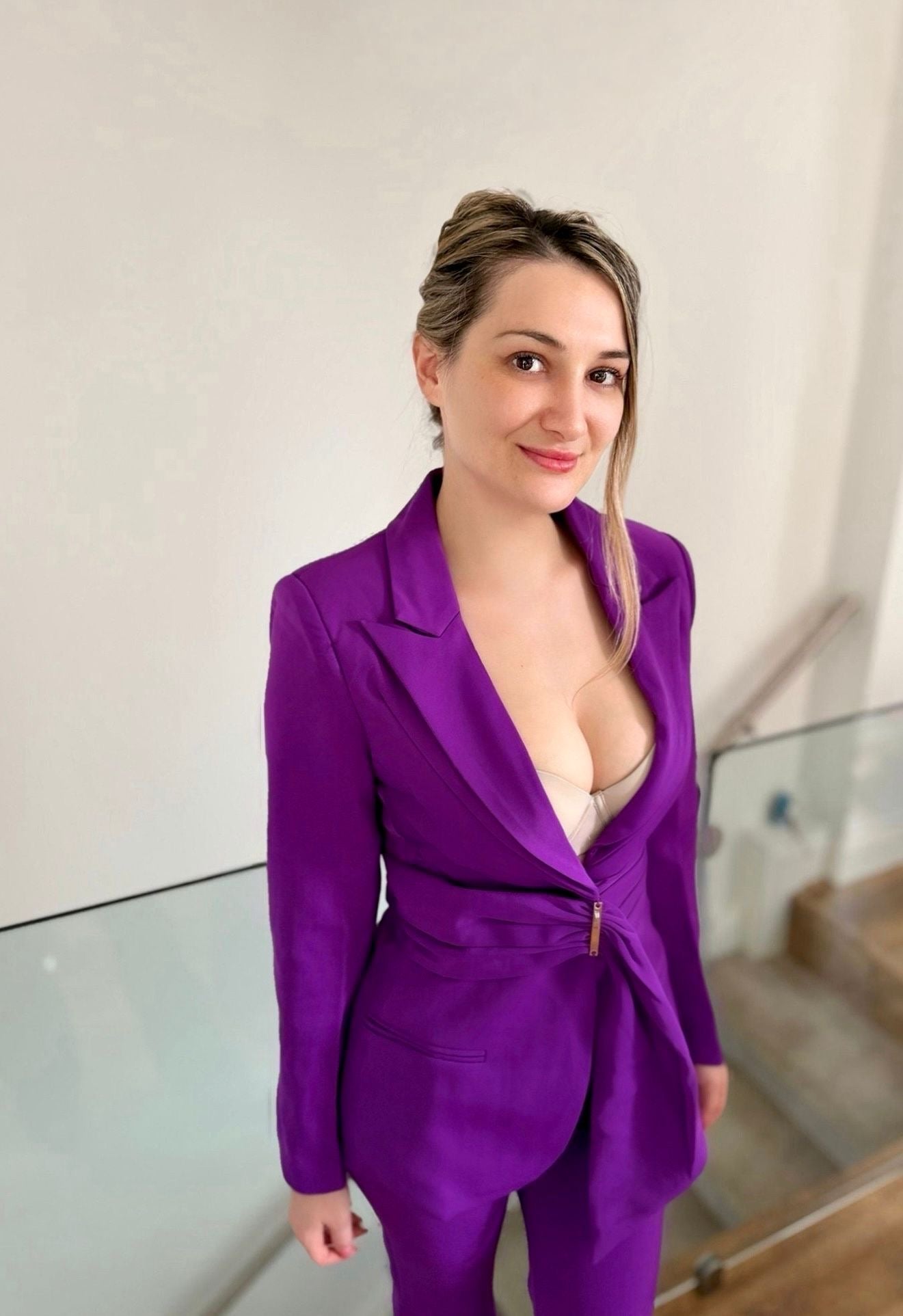 Maelia Set – Purple Sculpt Elegance