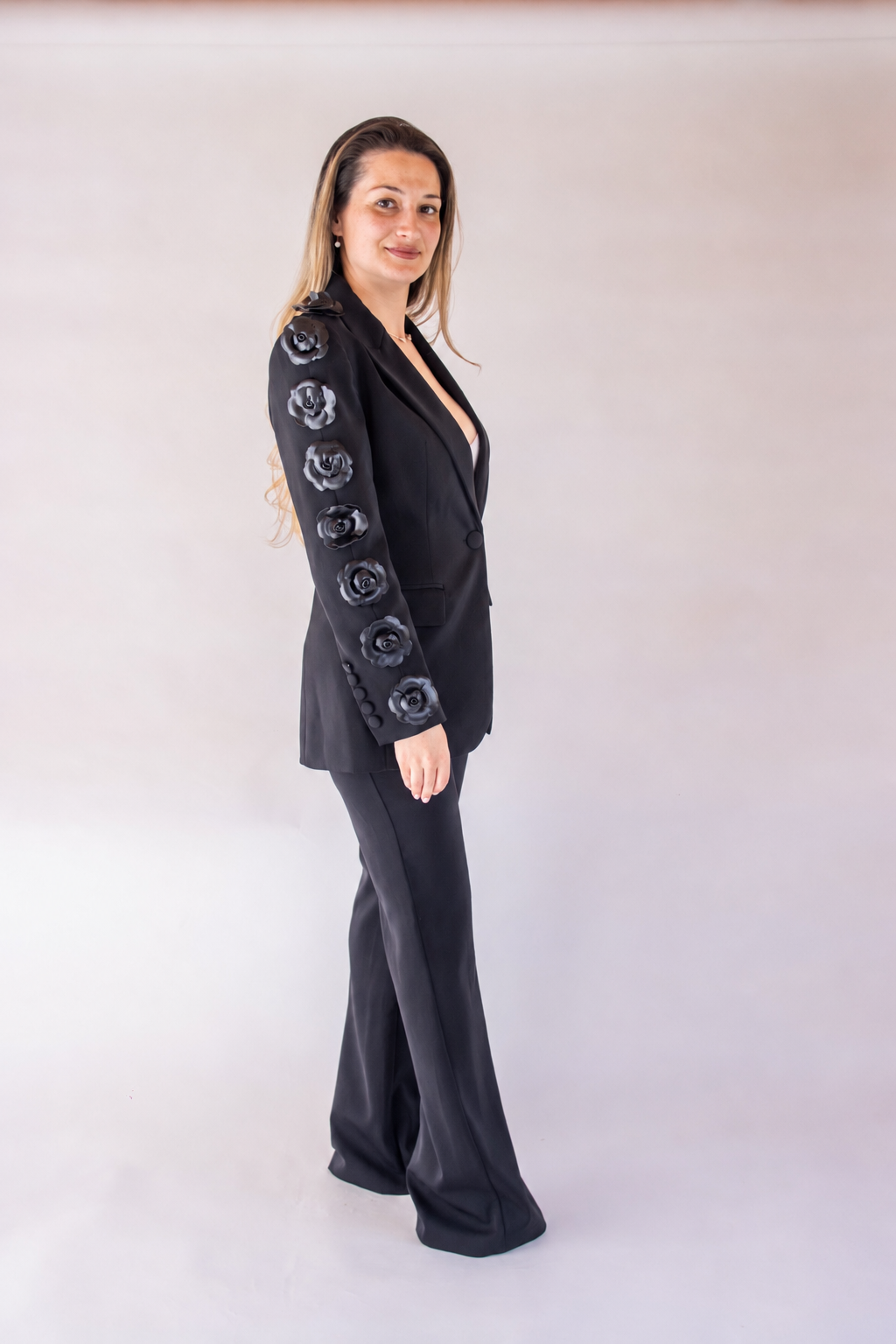 Black Power Suit for Women | Maelia