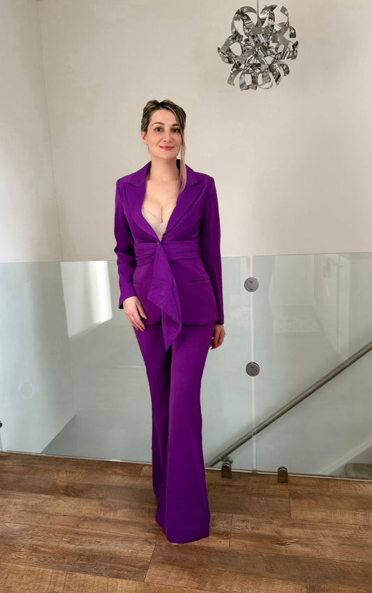 Maelia Set – Purple Sculpt Elegance