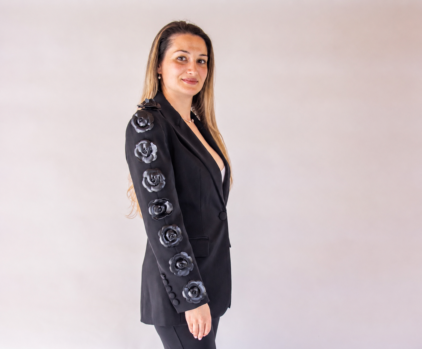 Black Power Suit for Women | Maelia