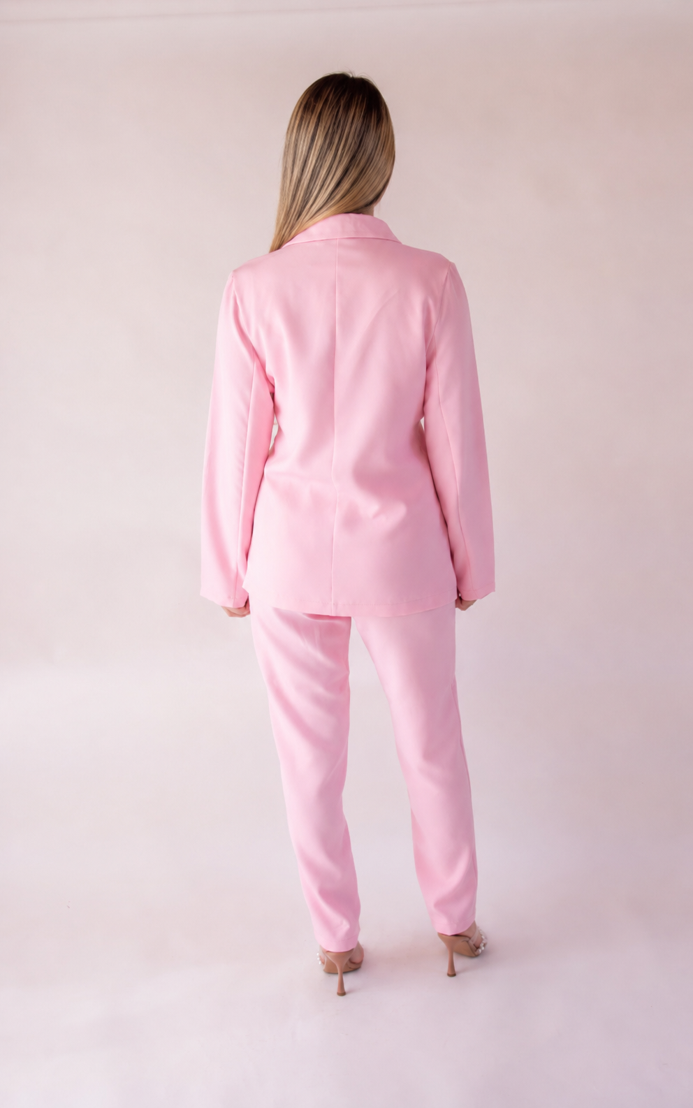 Pink Summer Set – Lightweight Blazer & Trousers